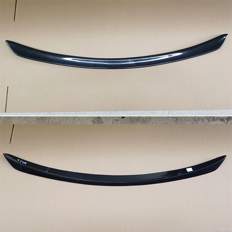 

Use For Benz E Class Sedan W213 Spoiler 2016--2020 Year E63 Style Glossy Real Carbon Fiber Rear Wing Sport Accessories Body Kit