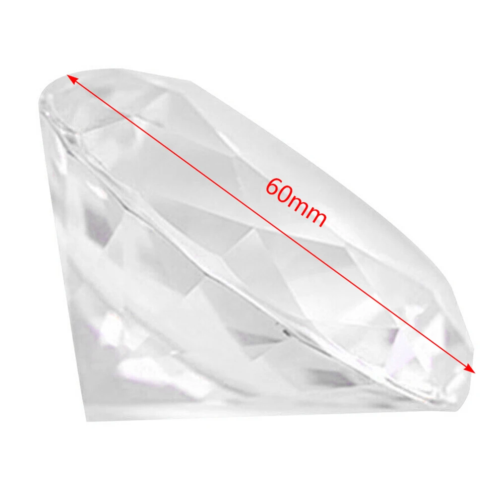 

60/80mm White Pink Crystal Diamond Nail Hand Model Transparent Glass Crystal Hand Model Shoot Ornament Manicure Accessories