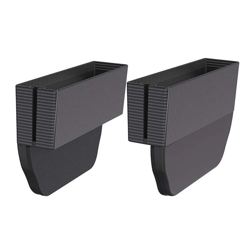 Карман для автомобильного сиденья с держателем чашки внешний вид из углеродного