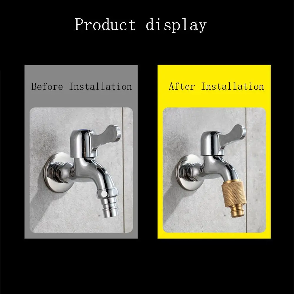 

Fast Brass Water Pipe Hose Connecter Adapter Faucet Fittings