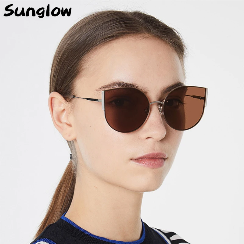 

Sunglow Luxury Sunglasses Women 2021,Fashionable Vintag Gesigner Shade,Steampunk Driving Glasses,High-ranking UV400 Eyeglasses