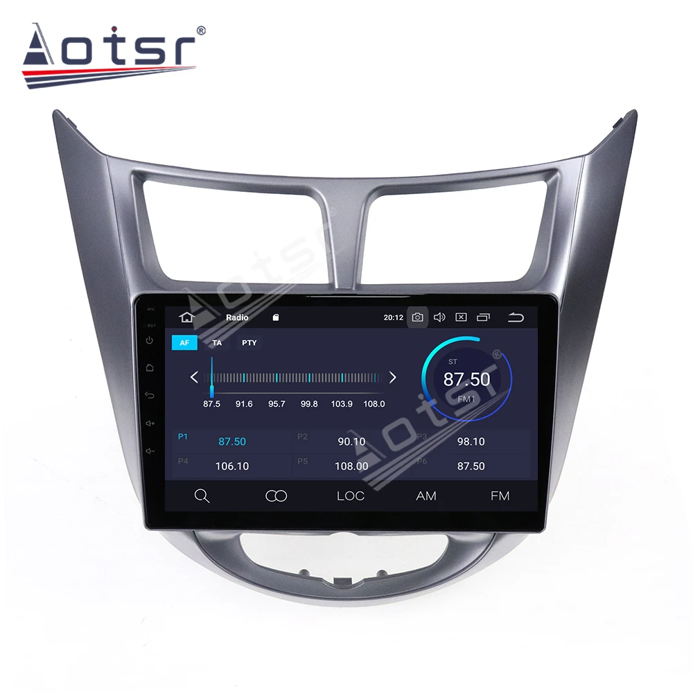 

Android 10.0 4G+64GB DSP Car Radio Screen For Hyundai solaris 2010-2016 Car Multimedia Car GPS Navigation Auto Stereo Head Unit