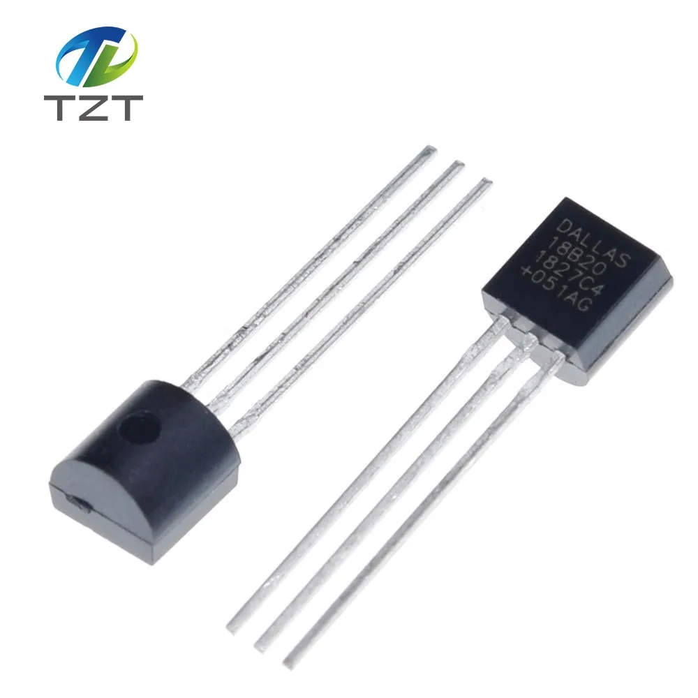DS18B20 TO-92 TZT DS1820 посылка из нержавеющей стали, водонепроницаемый датчик температуры DS18b20, датчик температуры 18B20 для Arduino - Цвет: DS18B20 TO-92
