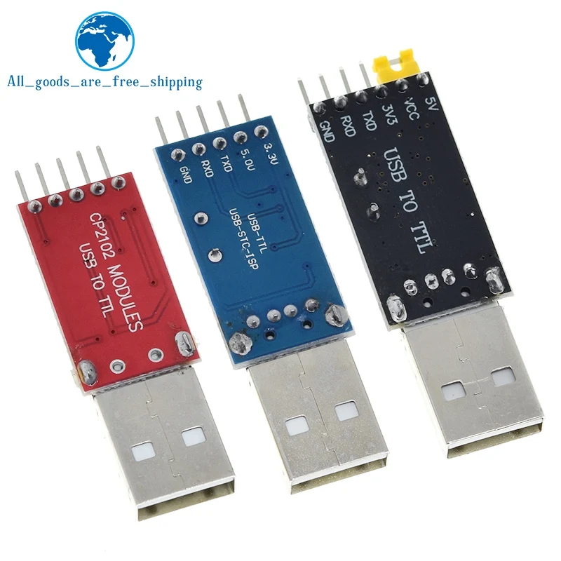 3 шт./лот = 1 шт. PL2303HX + CP2102 CH340G USB для TTL arduino PL2303 5PIN модуля UART | Электронные компоненты