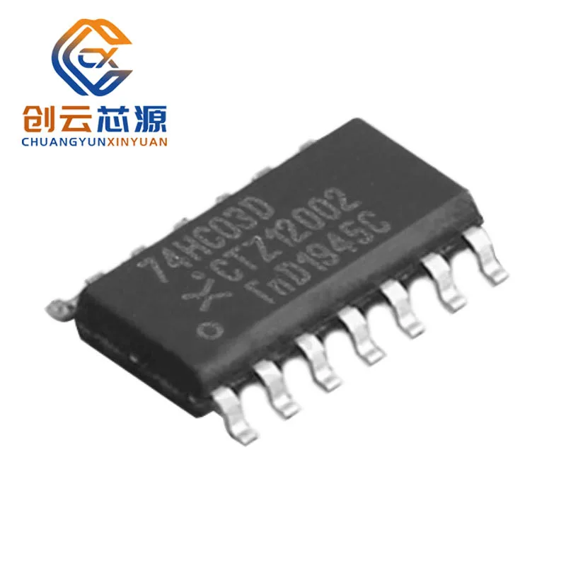 

10Pcs New Original 74HC03D SO-14 74HC 74HC03 Arduino Nano Logic Circuit Integrated Circuits