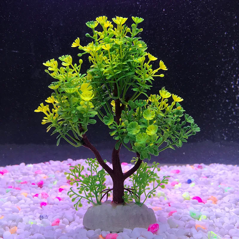 15 см красивое искусственное дерево для имитации аквариума декоративные