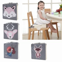 1 pc children increased chair pad baby dining cushion adjustable removable highchair chair booster cushion seat chair waterproof