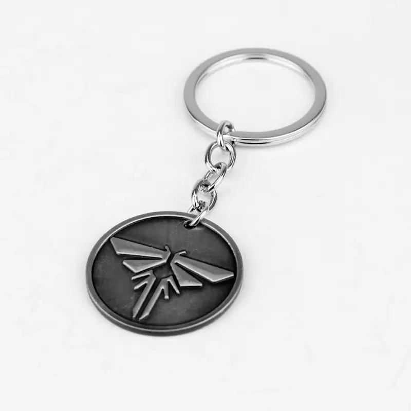 

Game The Last Of Us 2 Keychain Joel Ellie Firefly Logo Alphabet Dog Tag key Ring Retro Game Lovers Collection Pendant Gifts