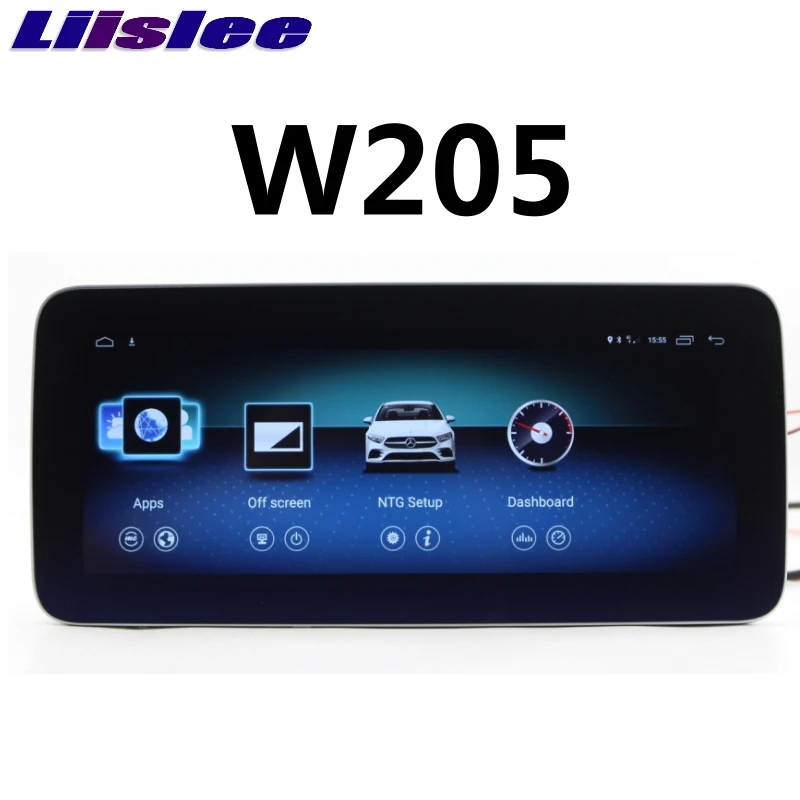 Для Mercedes Benz MB C Class W205~ Liislee автомобильный мультимедийный плеер NAVI CarPlay адаптер автомобильный Радио экран gps навигация