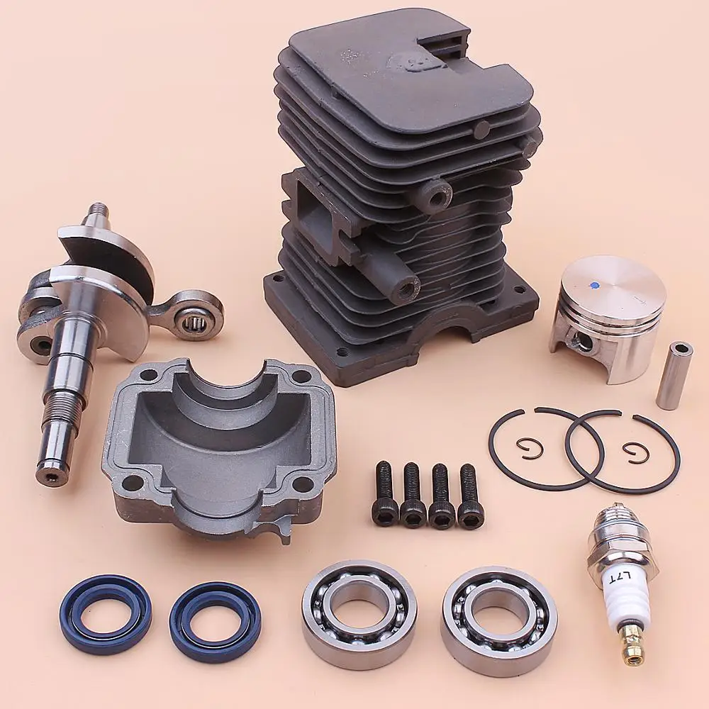 Коленчатый вал 37 мм цилиндр поршневой двигатель подножка комплект для Stihl MS170 017 MS