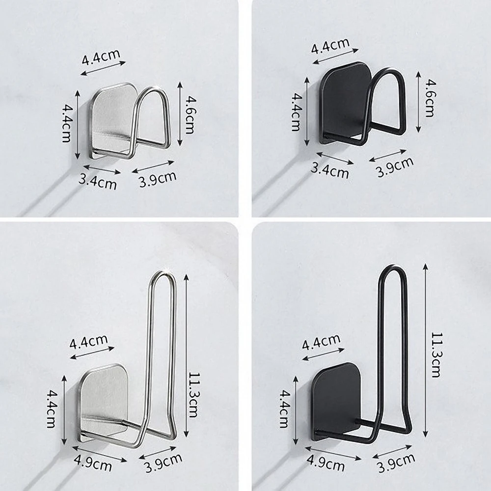 

Punch-free Sponge Drain Rack Stainless Steel Self Adhesive Kitchen Sink Sponges Drying Rack Holder Kitchen Bathroom Storage Hook