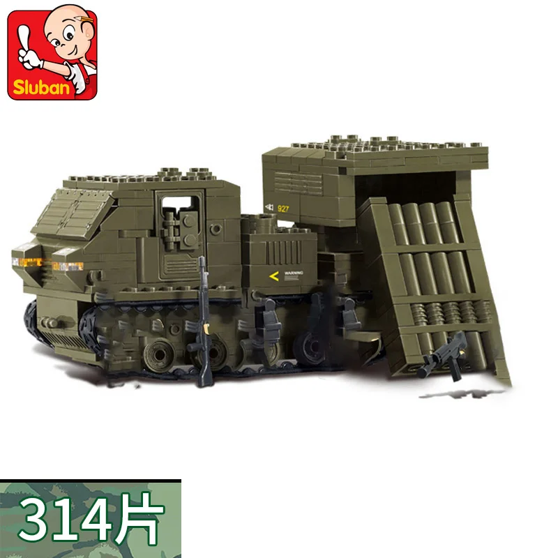 Sluban Military SWAT team vehicles Model plane tanks armed truck army World war ii building blocks DIY bricks Moc WW2 Kids Toys. | Игрушки и