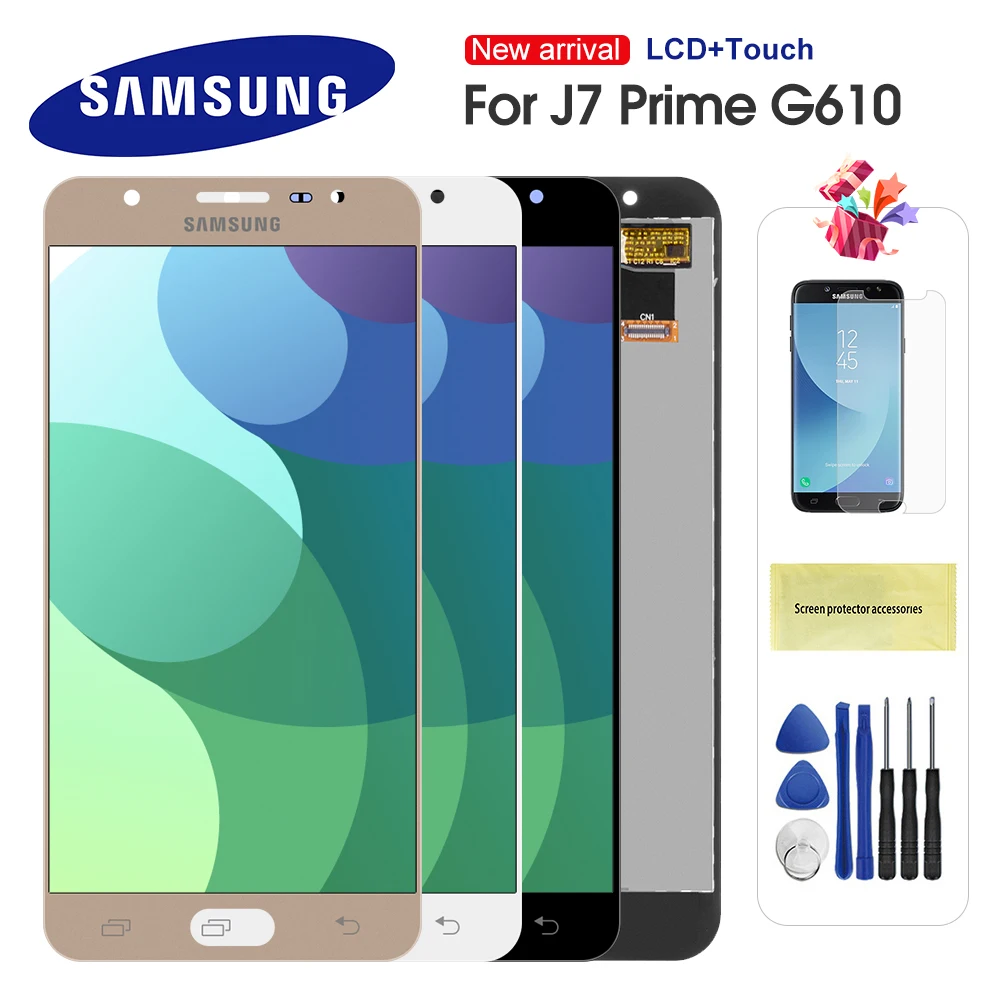 ЖК дисплей 5 ''для SAMSUNG GALAXY J7 Prime G610 G610F G610M сенсорный экран с дигитайзером в сборе