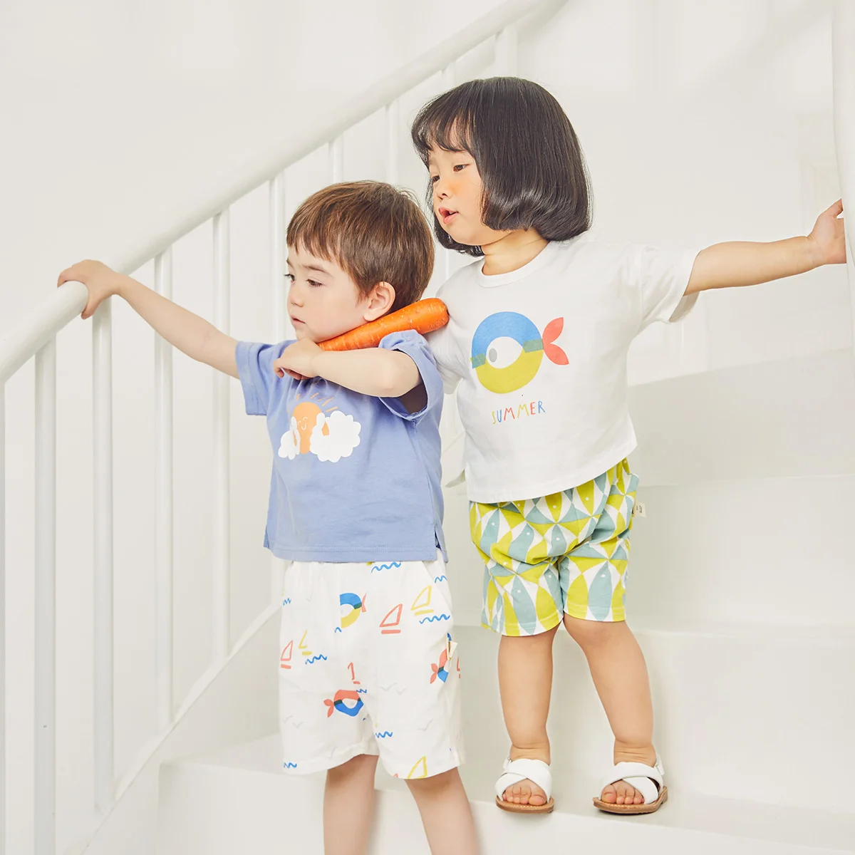 

Pureborn Unisex Baby Tees T-shirts Summer Breathable Cotton Short Sleeve Baby Clothes Cartoon Baby Boy Girl Tops T-shirts