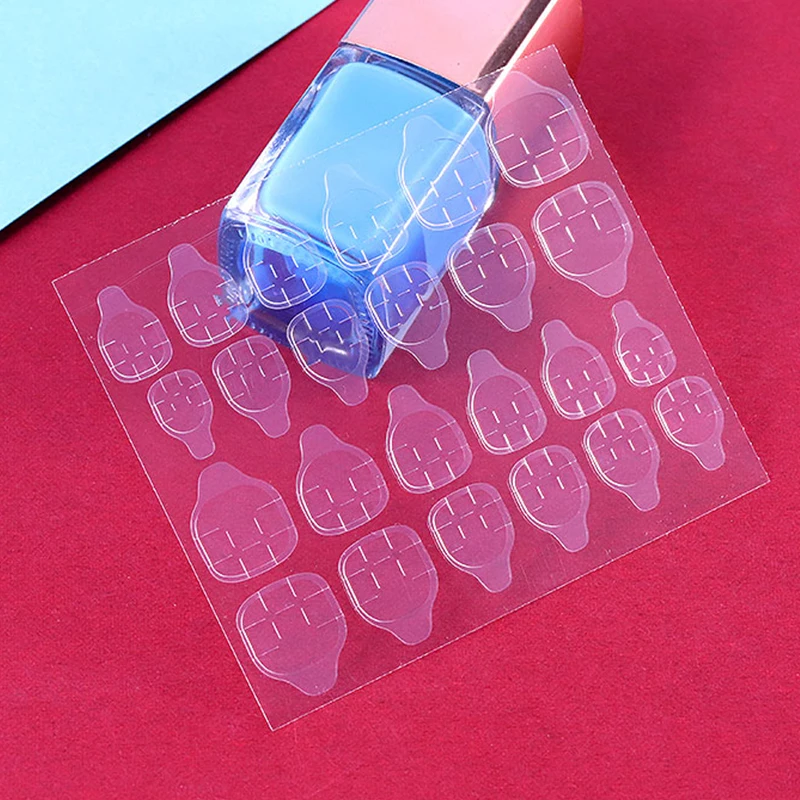 Аксессуары для дизайна ногтей сделай сам двухсторонняя клейкая прозрачная