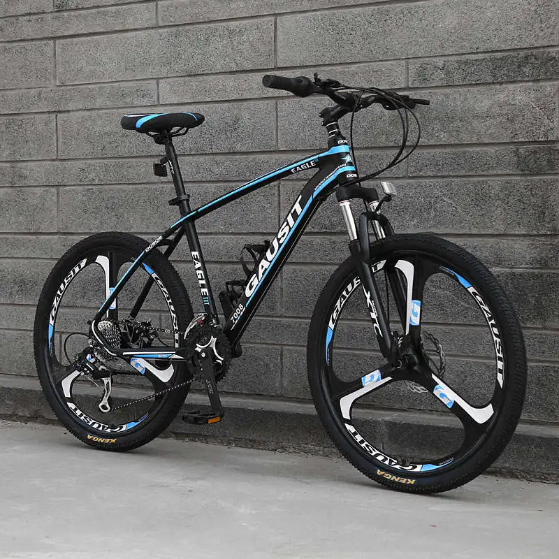 3 Cutter black blue Руль для горного велосипеда Алюминий сплав рама 26 дюймов гидравлические дисковые тормоза SHIMAN0 30 Скорость велосипедные шлемы для спорта на открытом воздухе, для велоспорта Bicicleta - Цвет: 3 Cutter black blue