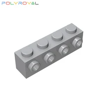 building blocks technicalalal diy 1x4 single side with transfer bump brick 10pcs particles al parts moc toy gift 30414