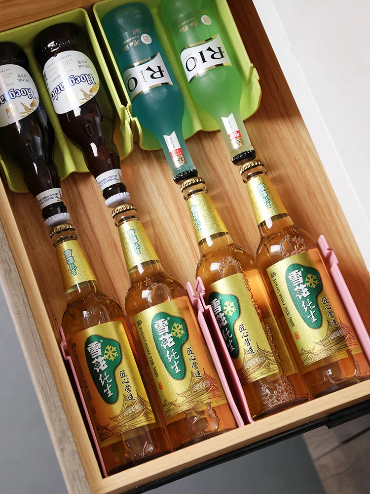 Композитная стойка для хранения пива в холодильнике ящик банок органайзер