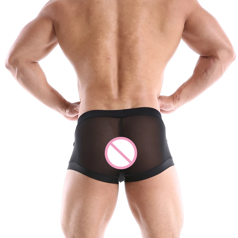 Мужские боксеры нижнее белье мужские дышащие быстросохнущие нейлоновые шорты