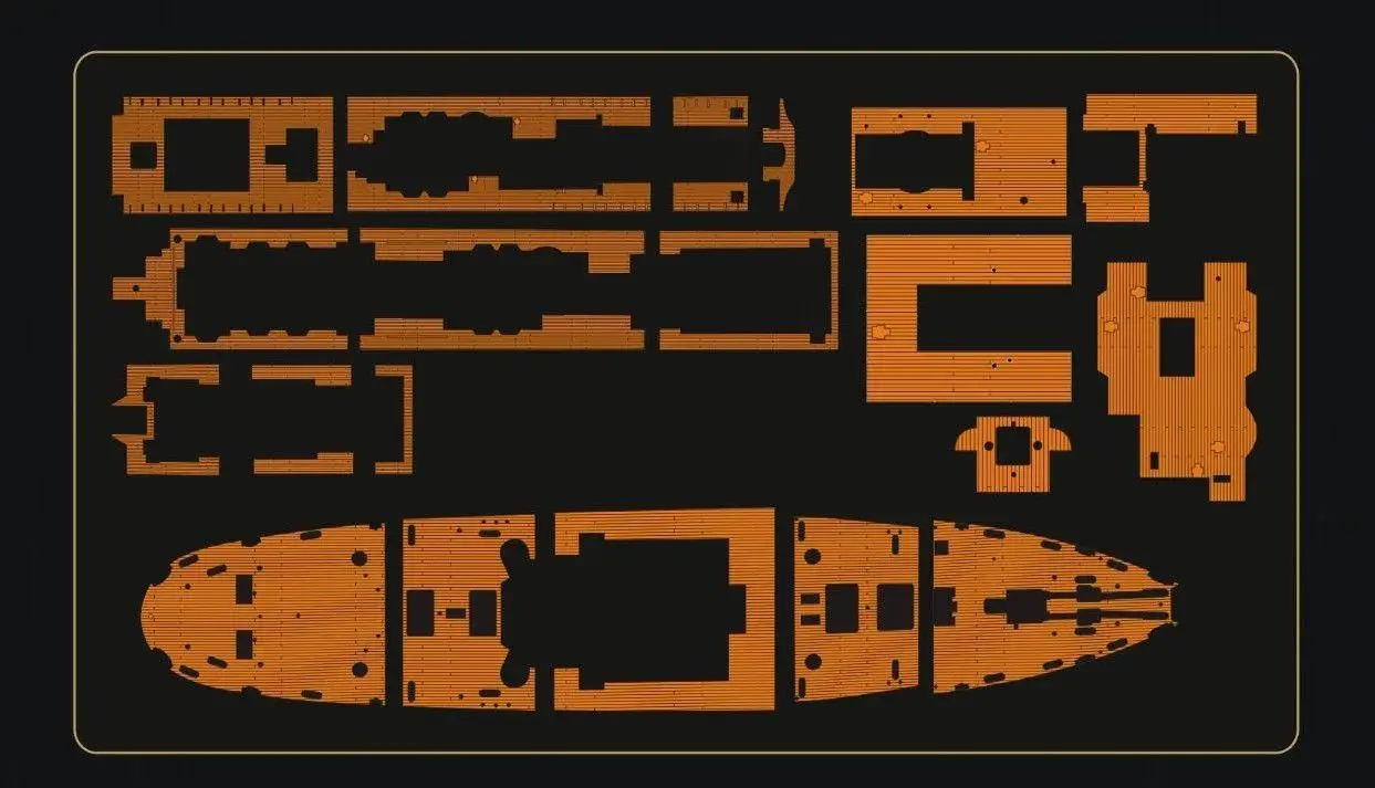 Flyhawk 400001 1/400 R.M.S. Титановые обновленные детали для Академии высшего качества |
