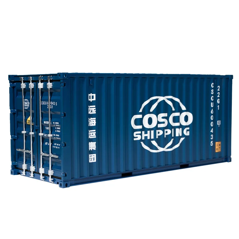 Коллекционная модель контейнера игрушка подарок 1:20 весы COSCO 20 GP грузовик