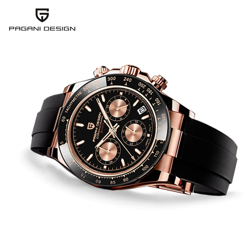 2021 New PAGANI Design Men Quartz Watches Japan VK63 Clock Automatic Date Men Luxury Chronograph Wristwatches Reloj Hombre reloj