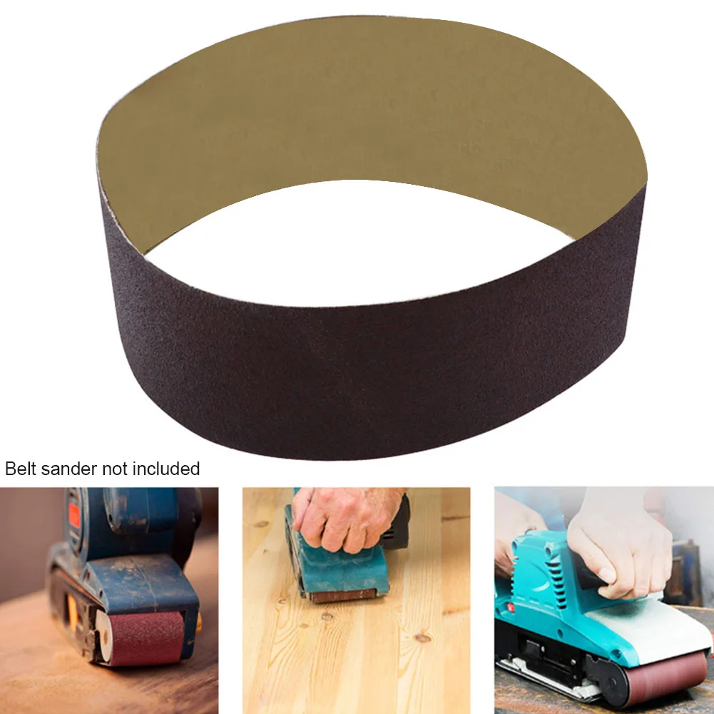 

18pcs 80 120 240 Grit Abrasive Sanding Belt Grinding Woodworking Sander Tools Band Jade Durable Easy Use Metal Polishing Home