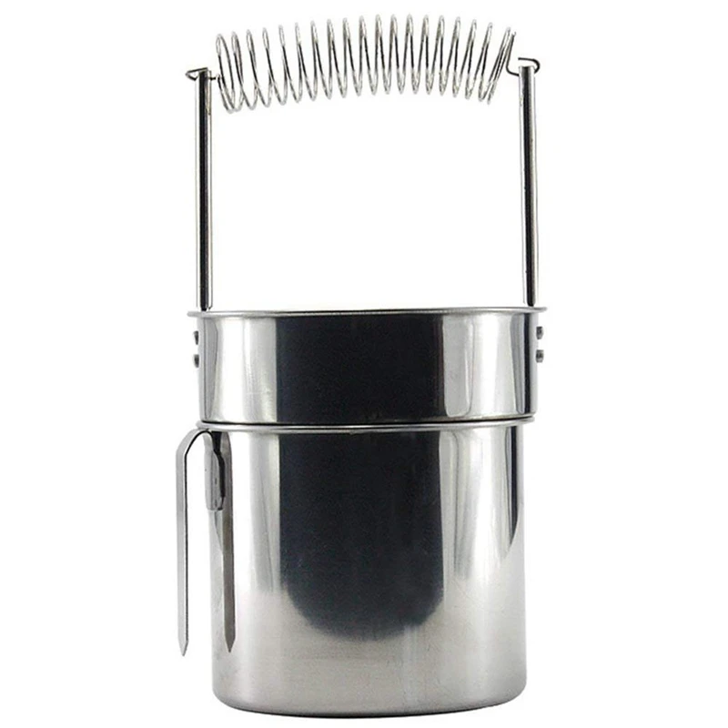 Большой двухслойный съемный портативный зажим для ручки из нержавеющей стали