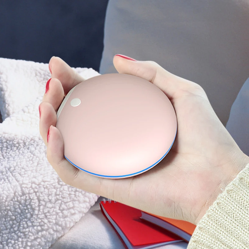 4000mAh USB перезаряжаемая электрическая грелка для рук зимний двусторонний нагрев