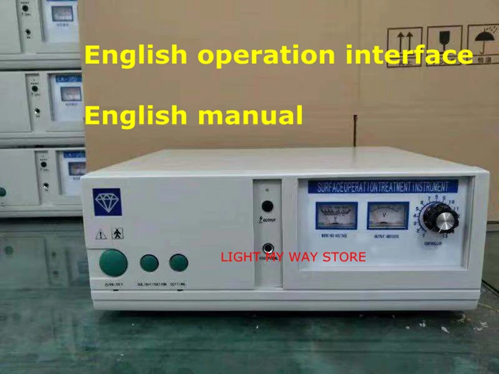 Высокочастотный Электрический лечебный аппарат инструмент на английском языке