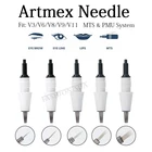 50 шт. Artmex тату иглы картридж МТС терапевтическая система для Artmex V11 V8 V6 V7 V3 V9 PMU Полупостоянный макияж бровей машина