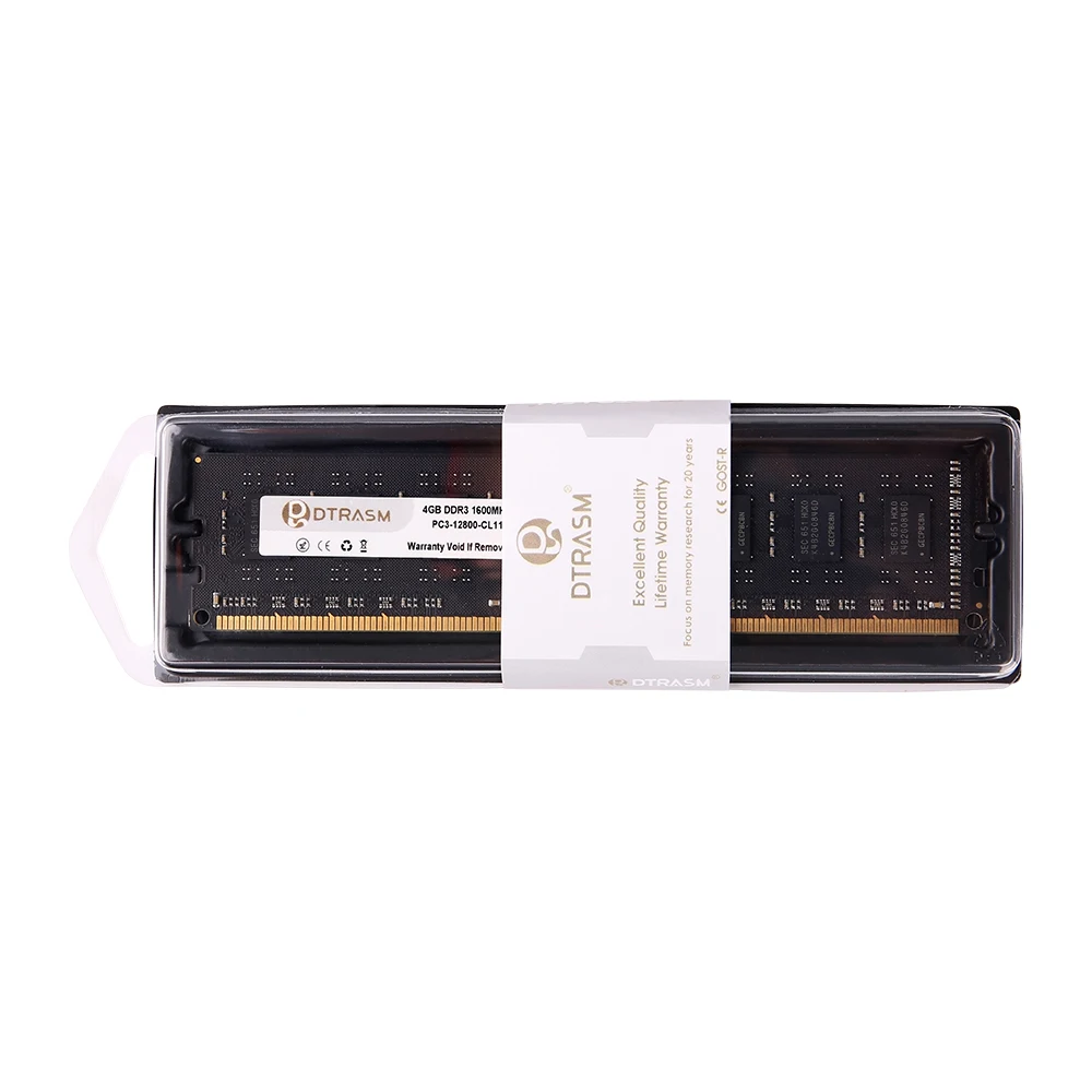 DTRASM Ram DDR3 intel AMD 4GB 8GB 1333 1600MHz настольная память 240pin 1 5 V Новый dimm|Оперативная память| |