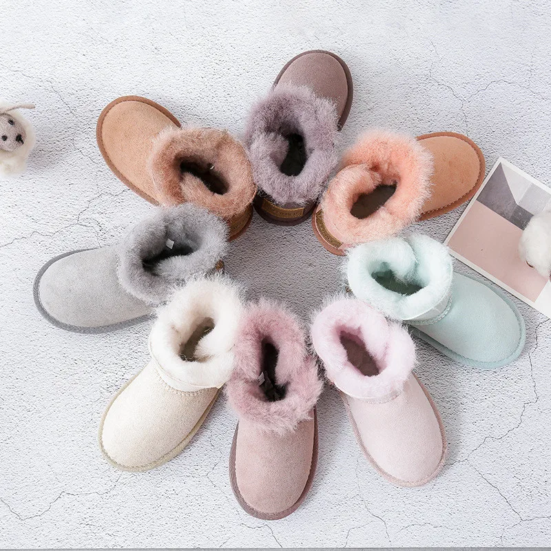 Новинка 2020 водонепроницаемые ботинки ручной работы из натуральной овечьей кожи