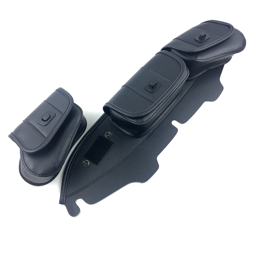 Сумка с 3 карманами для обтекателя лобового стекла мотоцикла Harley Electra Street Glide Touring