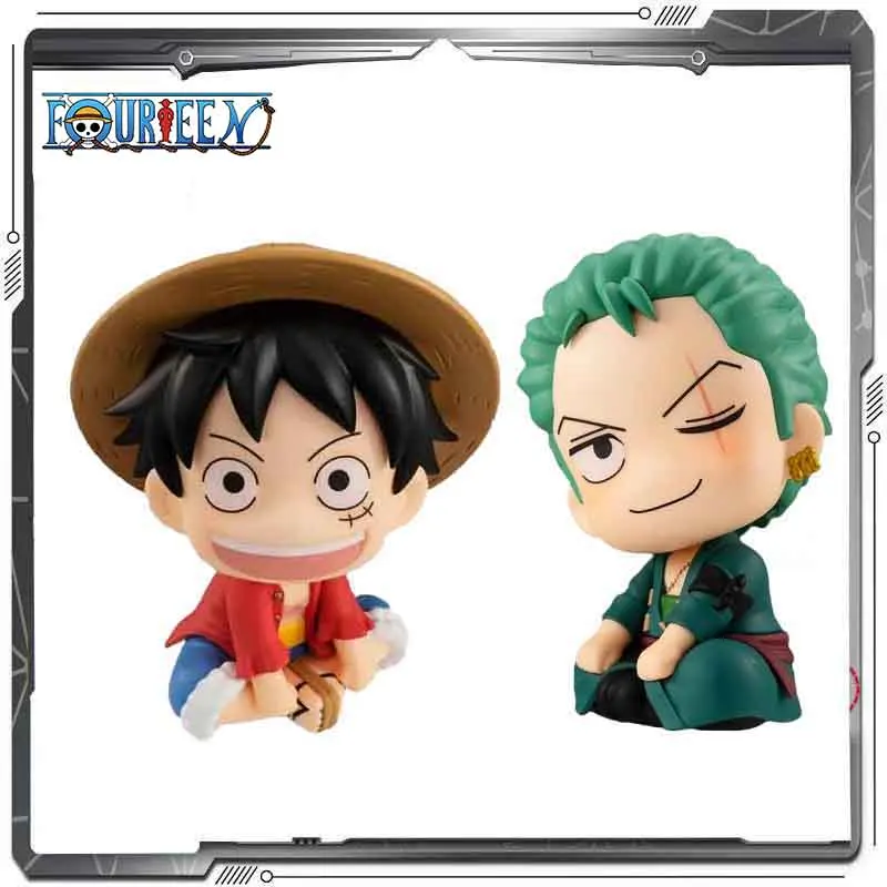 

2 шт., оригинальная экшн-фигурка Luffy Zoro из ПВХ