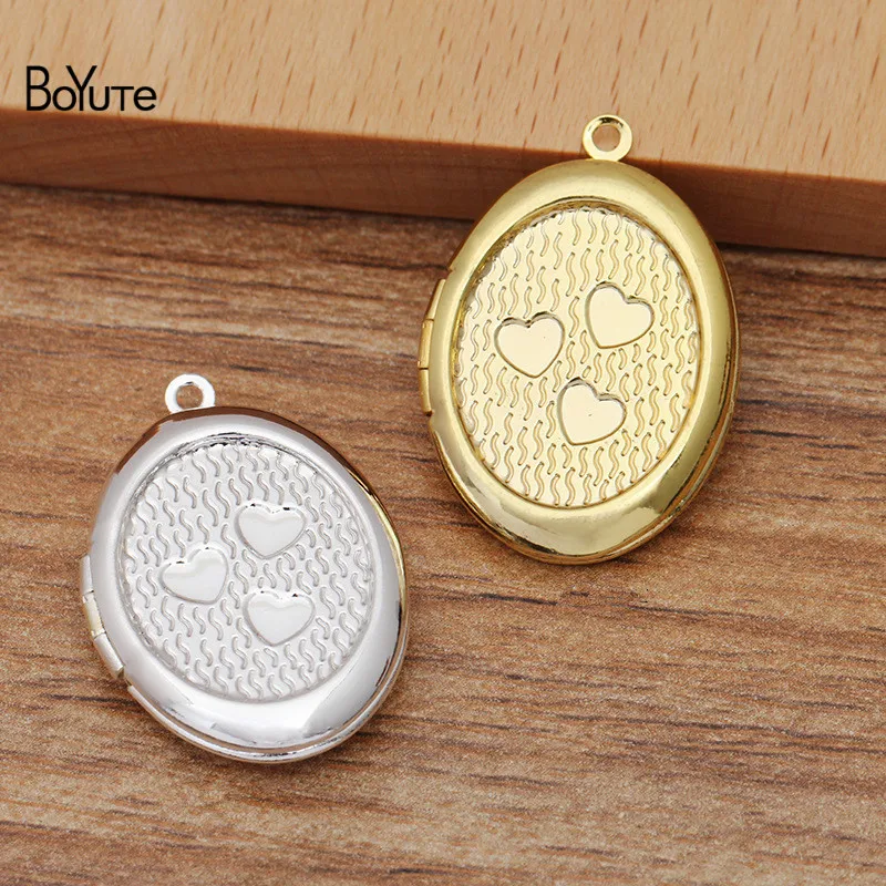 BoYuTe 10 шт Diy Ювелирный медальон 19*25*5 мм винтажная Античная бронзовая Щетка