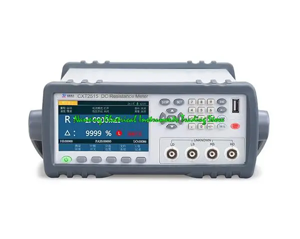 

CXT2515 Precision DC low resistance tester Microhmmeter milliohmmeter 0.1U ohms-110M ohms with Multiple communication interfaces