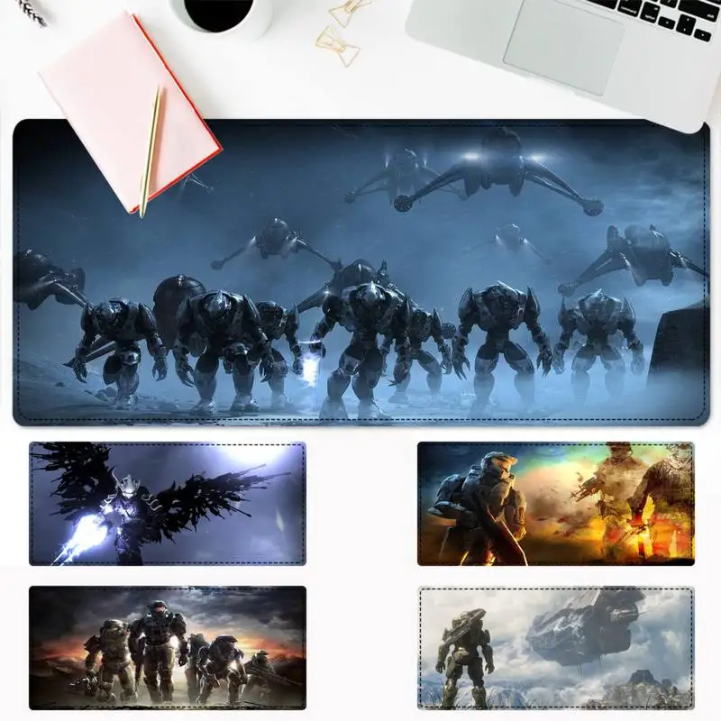 

Элегантный Коврик для игровой мыши halo, игровой коврик для клавиатуры, Настольный коврик для мыши, игровые аксессуары для Overwatch