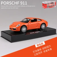bao shijie 911 alloy car model 132 acousto optic rebound toy car simulation car model metal collection ornaments boys like