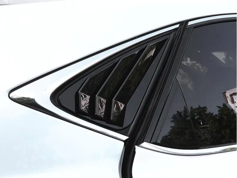 Для LEXUS NX200 NX300 2016-2019 Sedan ABS Оттенки для задней двери жалюзи рамка подоконник