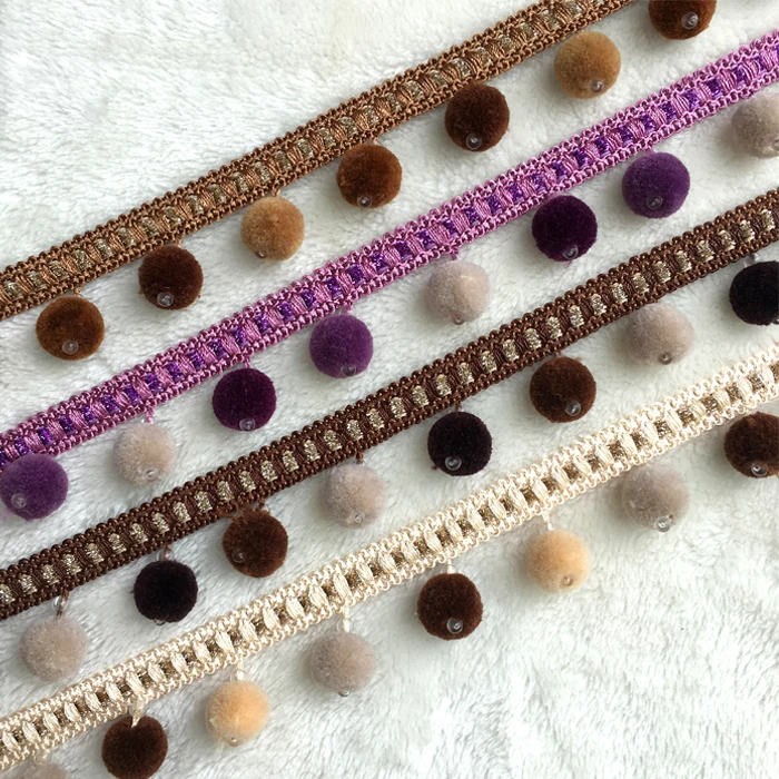 3 ярда/Лот кружевная бахрома с кисточками занавеска для дивана аксессуары