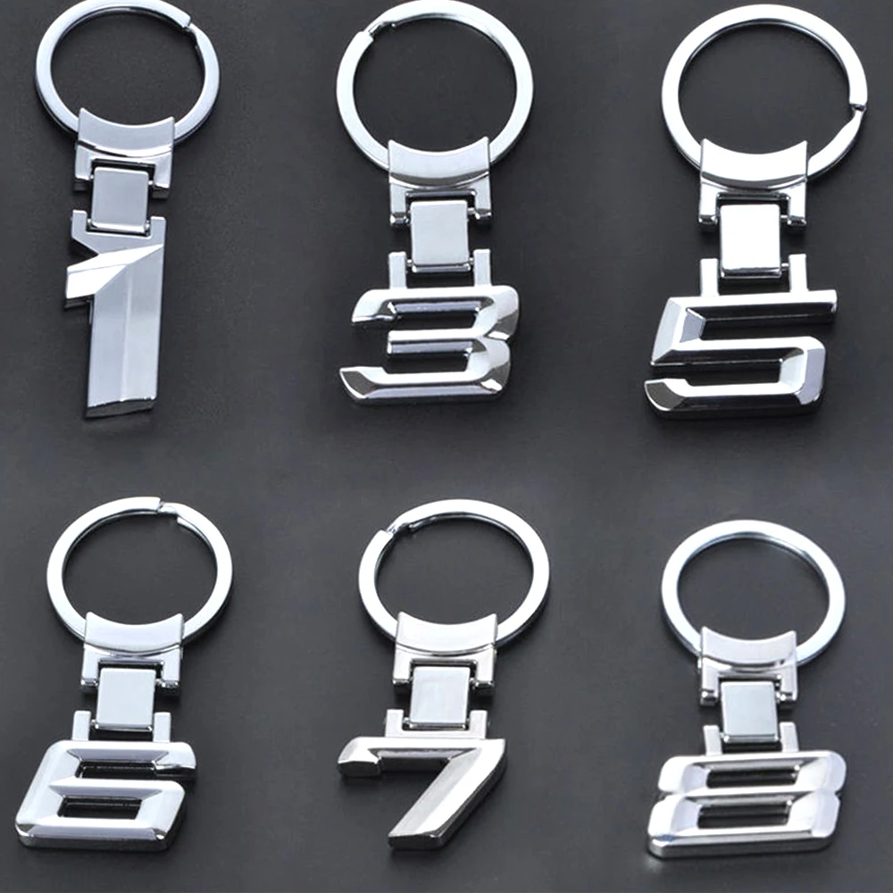 

Car Logo Key Chain keyring Keychain Key Ring Metal Alloy Accessories Car Styling Trim Universal For BMW 1 3 5 6 7 8 X Series