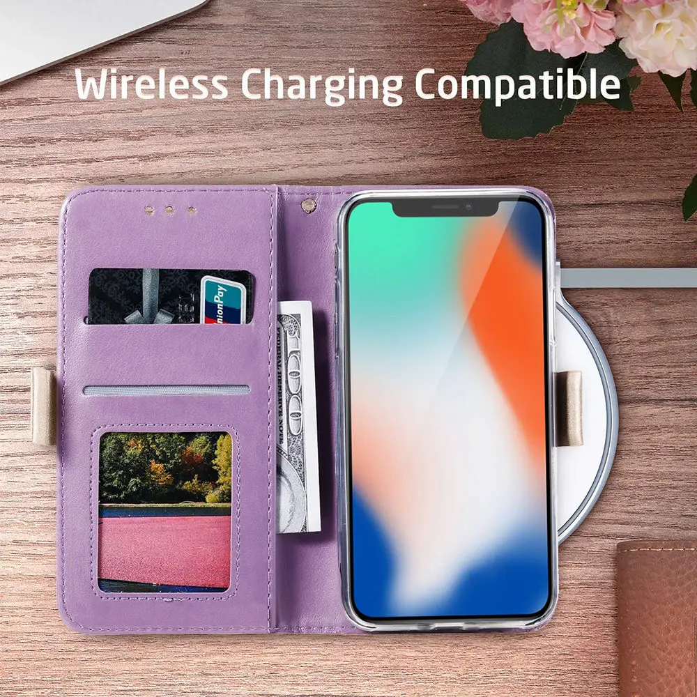 L-FADNUT роскошный кружевной кошелек на молнии чехол для телефона Xiaomi Redmi K20 Pro Redmi 7A Note 7 кошелек Флип кожаный высокий защитный чехол