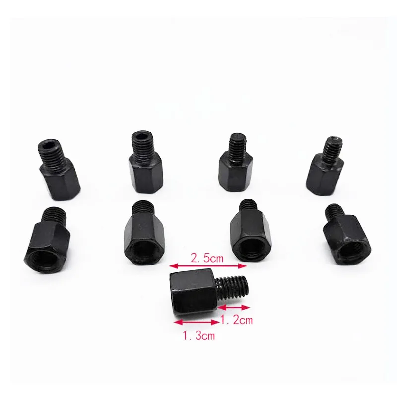 

Адаптер для зеркала заднего вида мотоцикла, 2 шт., болты и держатель для бокового зеркала мотоцикла, с вращением по часовой стрелке, от 10 мм до...