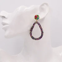 oorbellen shiny resin drop earrings for women big earrings bohemian wedding earrings 2022 new jewelry accessories wholesale