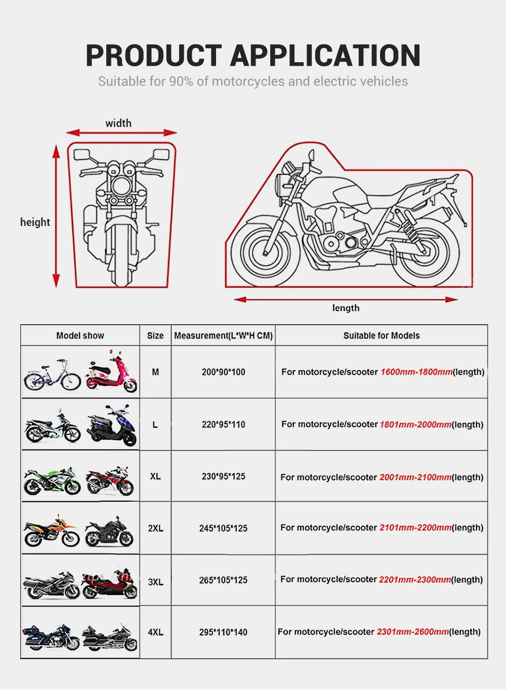 HEROBIKER мотоциклетная Крышка для улицы, крытая мотоциклетная Круизная уличная мотоциклетная крышка, УФ защитная мотоциклетная дождевик, 3 цвета