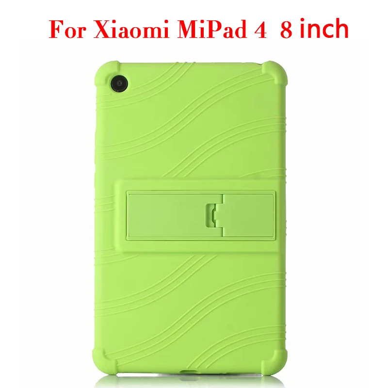 mipad4 8 green Силиконовый чехол для Xiaomi mi Pad 4 mi Pad4 mi pad 4 8," планшетный ПК Защитный чехол для Xiaomi mi Pad 4 plus mi Pad 4 plus 10,1" - Цвет: mipad4 8 green