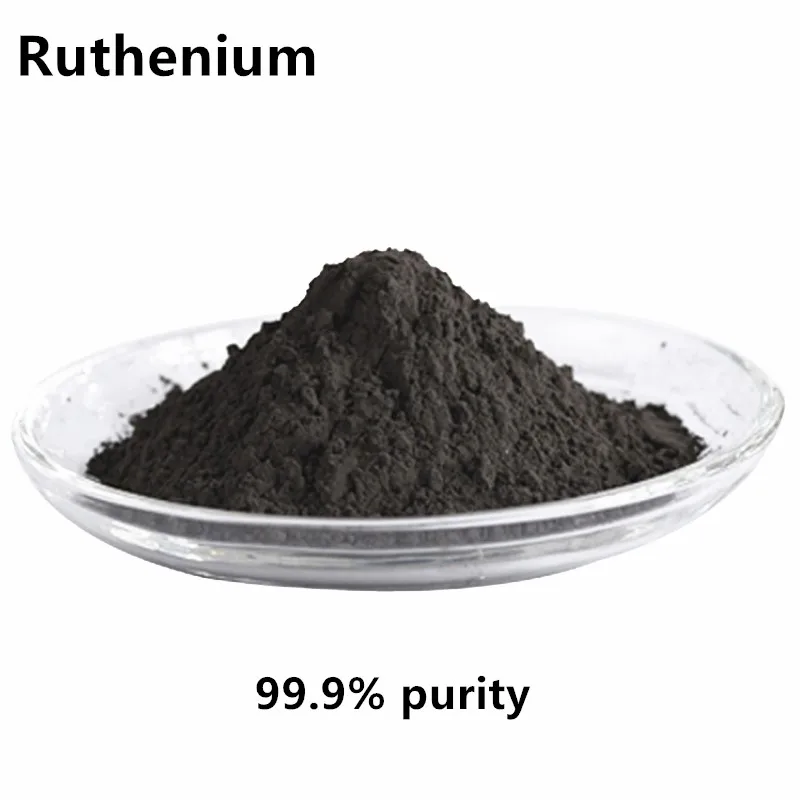 High Purity Ruthenium Powder Ru  Rare Metal For Catalyst