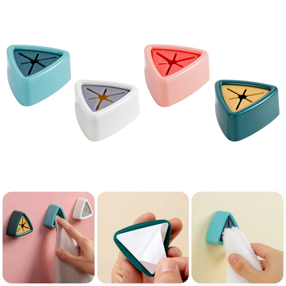 

Towel Holder Sucker Wall Rack Washing Cloth Rag Hook Free Punch Storage Hanger Hand Towel Dish Towel Rack Kitchen Bathroom Tools