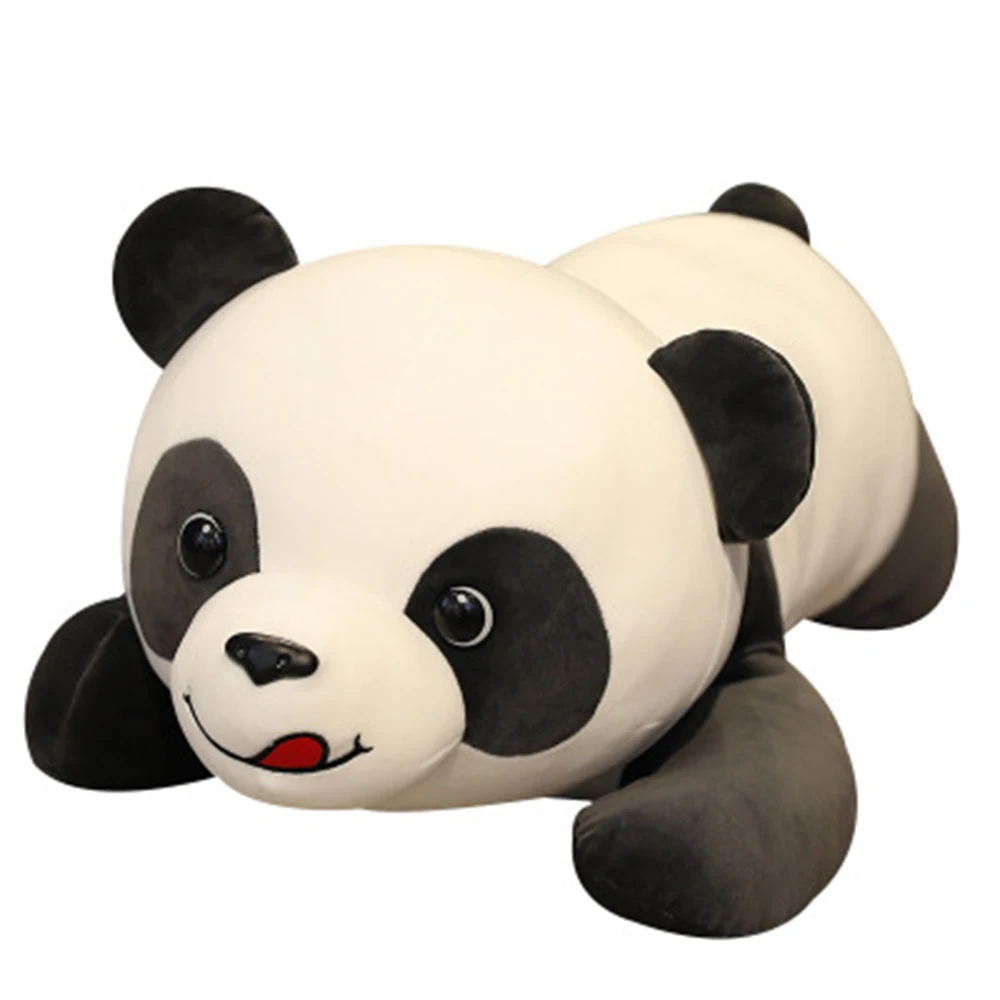 

Naughty Black and White Panda Doll Plush Toy Pillow Children Birthday Gift Soft Cute Kawaii Doll Stuffed Toys for Children Gifts
